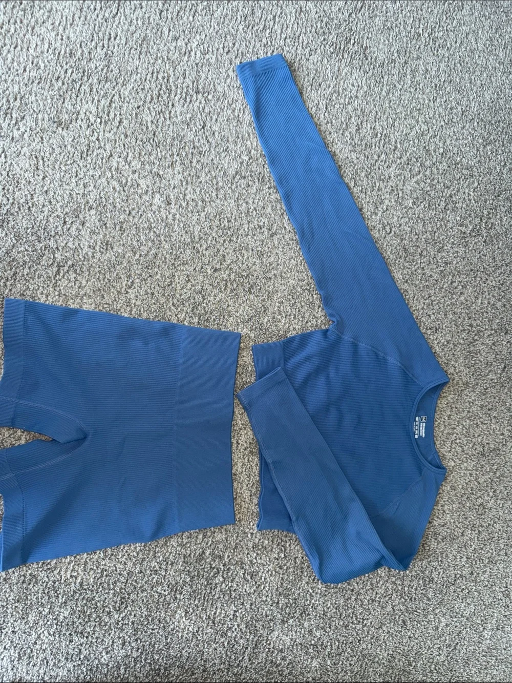 Blue Matching Workout Set